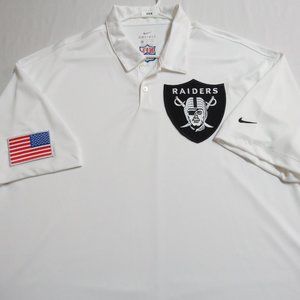 2XL White Nike Dri-fit Mens db Poly #99X Golf Polo